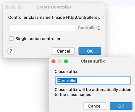 Class suffix editor