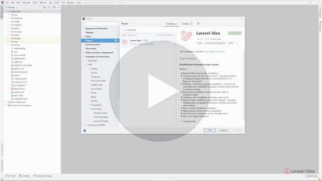 download laravel plugin for phpstorm